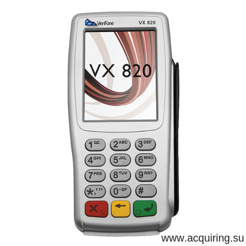 Пин пад Verifone VX820 (подключение к онлайн кассе) в Смоленске под проект Прими Карту