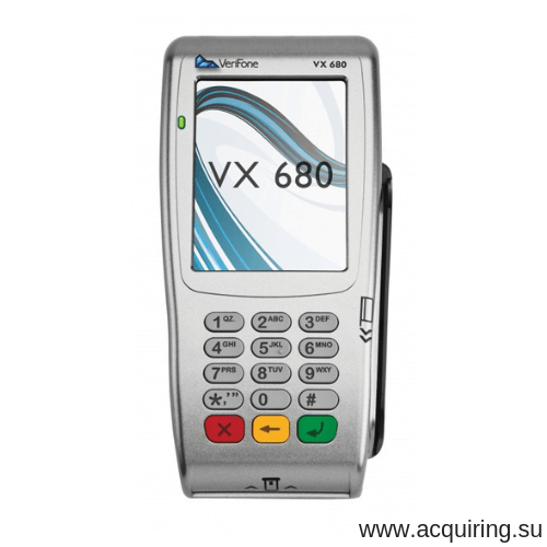 POS-терминал Verifone VX680 GPRS (сим-карта), комплект Прими Карту в Смоленске
